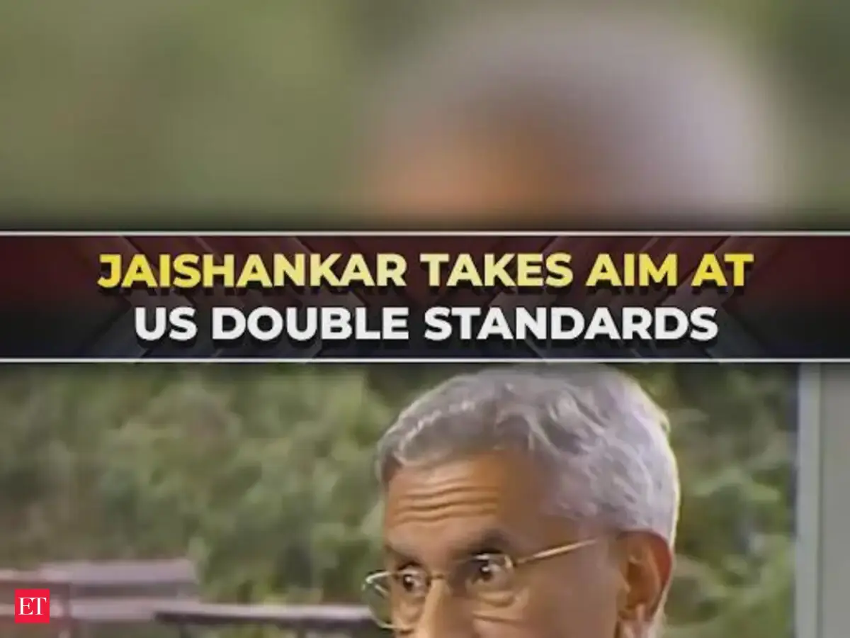 “Let’s not pretend...": Jaishankar on US double standards on