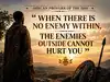 African proverb of the day: &ldquo;When there is no enemy within, the enemies outside...&rdquo; &mdash; a powerful life lesson on inner strength, self-confidence, resilience, personal growth, success, wisdom, and overcoming life&rsquo;s toughest challenges