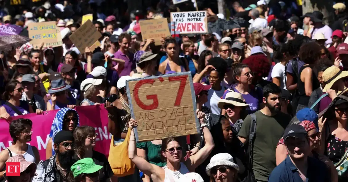 Thousands gather in Geneva to protest G7 as Trump, other leaders hold summit in nearby France