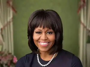 Quote of the day by Michelle Obama: 'When they go low, we go high'. Former First Lady on how one should react when facing hateful language or being bullied