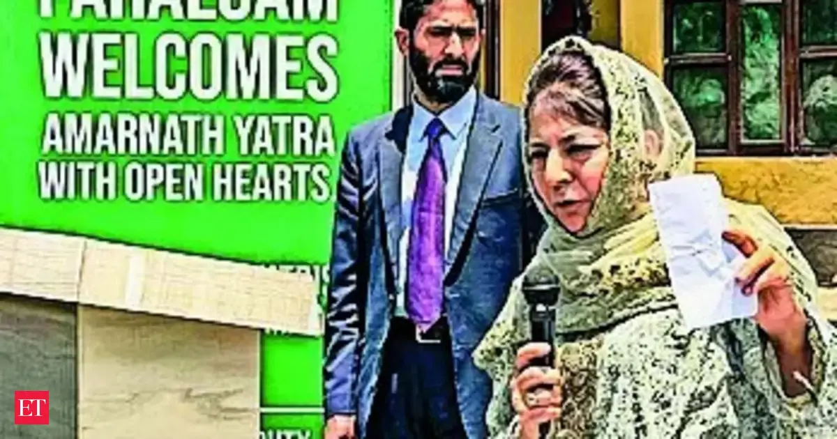 Amarnath Yatra can help defeat hate, mistrust: Mehbooba Mufti