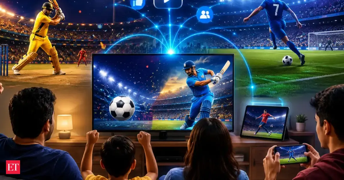 Live sports score big, keep fans glued across big & small screens