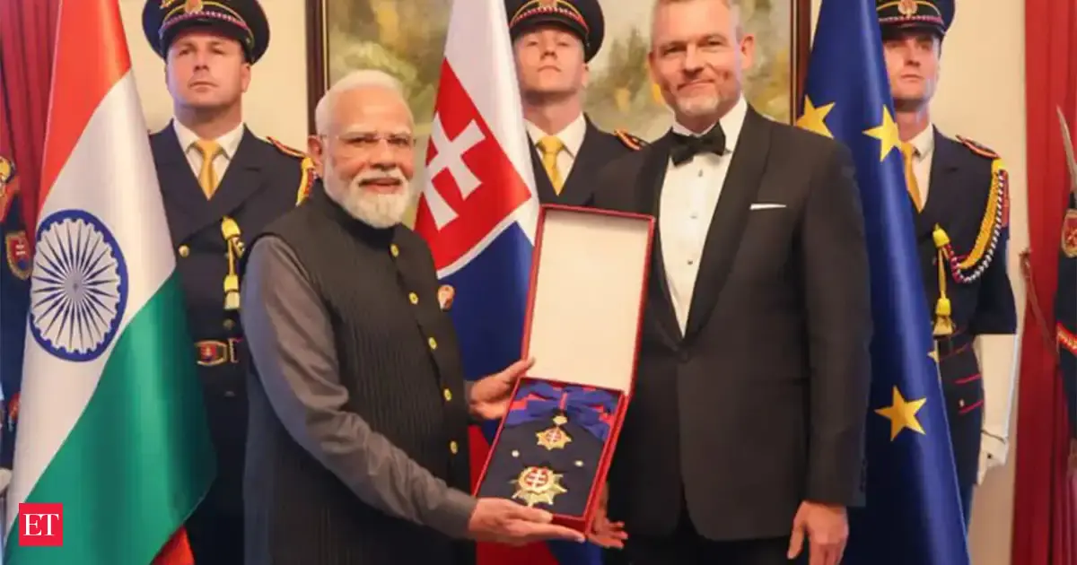 'Recognition of India's growing stature:' BJP's Naveen Jindal congratulates PM Modi on receiving Slovakia'