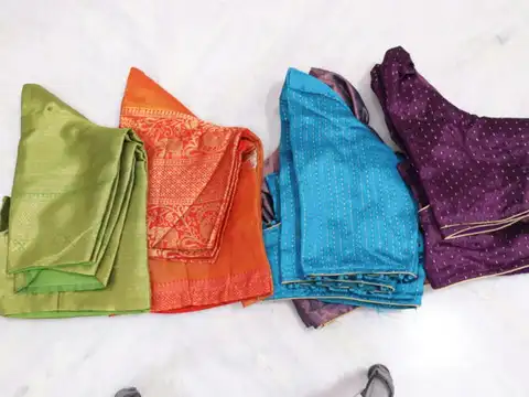 Organize Saree Blouse Pieces And Fabric Scraps