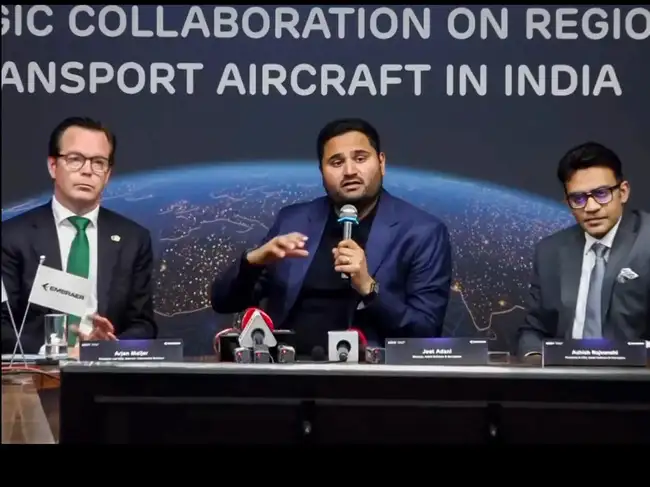 Adani Group, Brazil's Embraer finalise Dholera for setting up aircraft ...