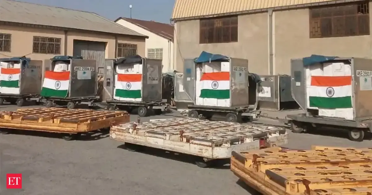 India Air Freights 5 Tonnes of Medical Aid to Afghanistan Under Humanitarian Assistance