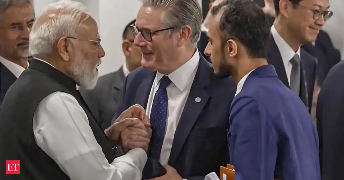 'We did it': Modi, Starmer caught on mic hinting at breakthrough in UK-India trade deal