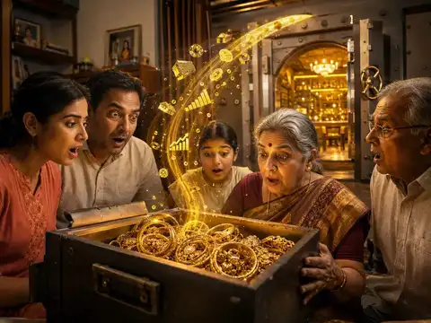 ₹1,000 crore in gold. Zero returns. That ends now