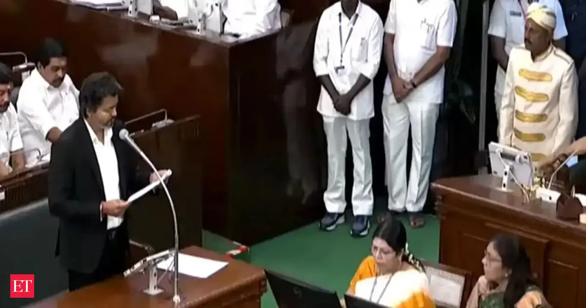 Tamil Nadu CM Vijay moves resolution in Assembly against Mekedatu dam; Congress, VCK extend support