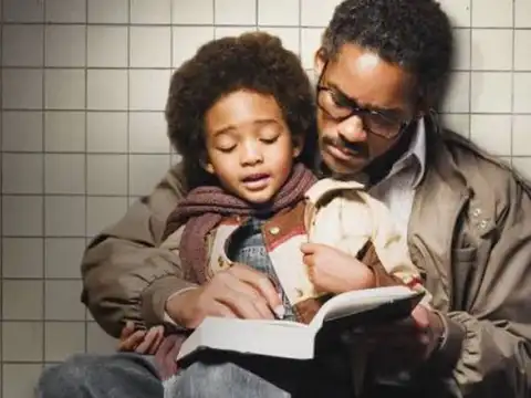 The Pursuit of Happyness shows a father's determination