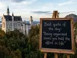 Best saying of the day: "Being organised saves you half the effort in life"