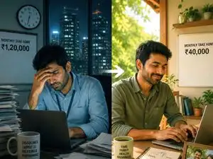 Techie realises earning well does not mean living well. So he gives up job with monthly take home salary of Rs 1.2 lakh for Rs 40,000 monthly job