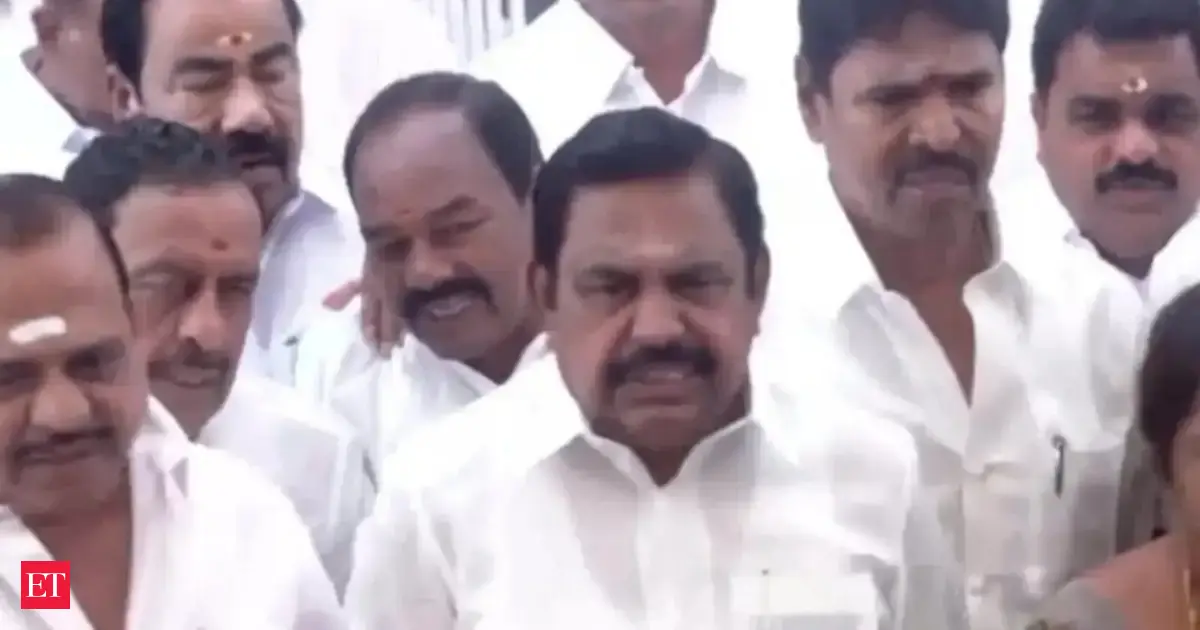 AIADMK MLAs stage walkout from Tamil Nadu Assembly, EPS says  not given chance to speak