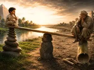 Egyptian proverb of the day: 'People are measured by their minds and not by their years; for how many young ones have minds that weigh as much as a mountain, and how many elders have hearts as hollow as sugar cane?' Why more age does not always mean more intelligence