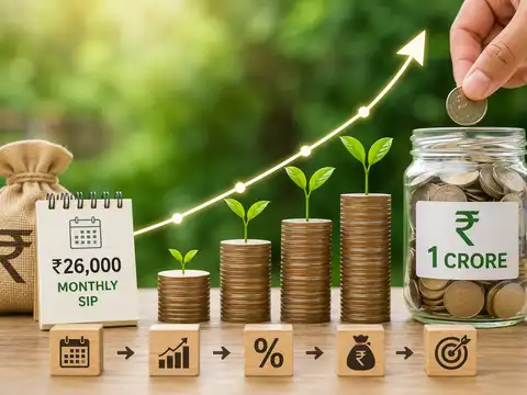 Can a 10% annual SIP step-up help turn Rs 26,000 monthly investment into Rs 1 crore?