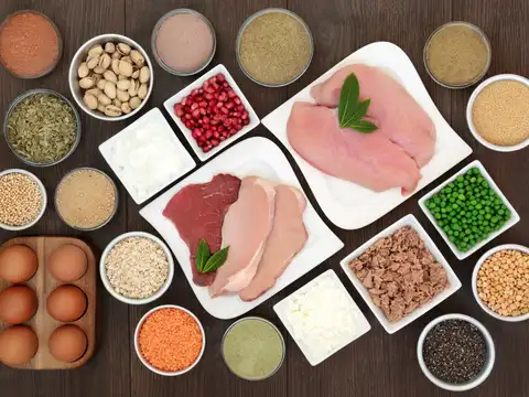 Lean meat and plant protein sources are optimal
