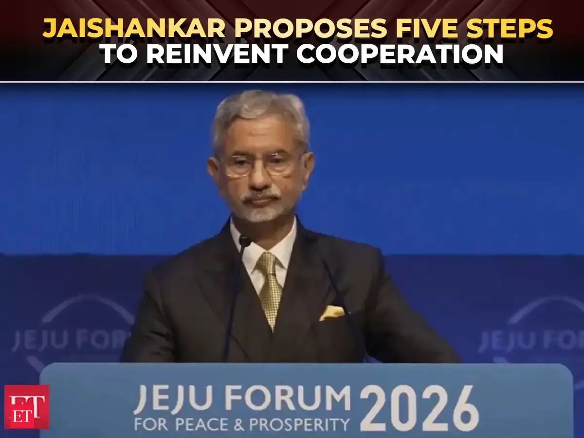Jeju Forum 2026: S Jaishankar details 5 steps to reinvent global cooperation in fragmented world