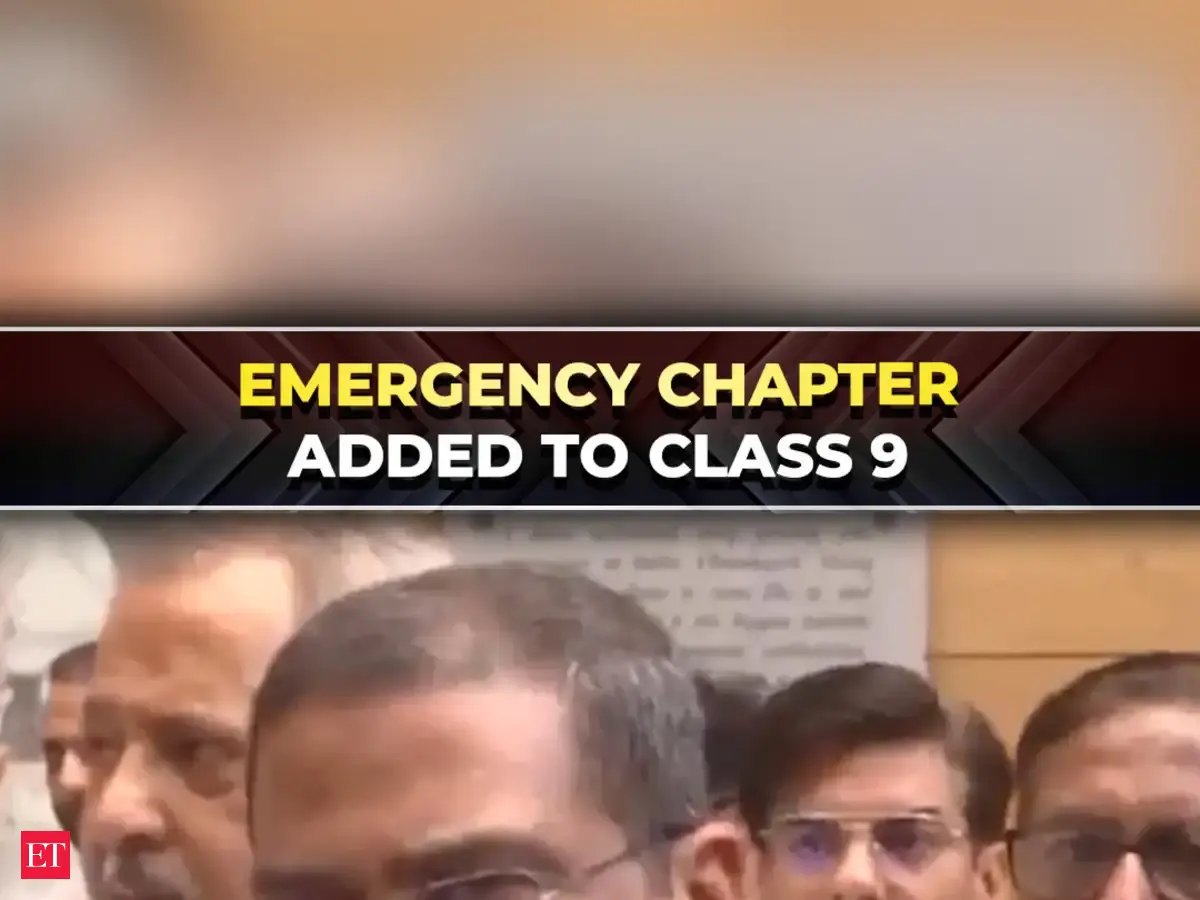 Dark Deeds Of Emergency Pradhan Backs Ncert Move To Add Chapter In Class 9 Textbook