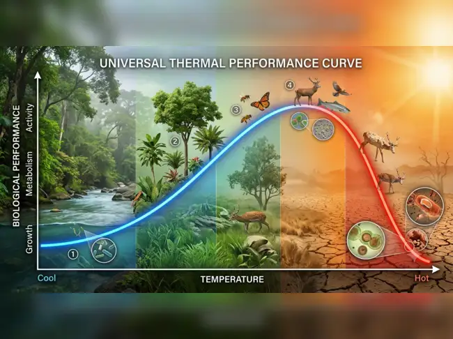 Global warming climate change study explained: Life performs better in ...
