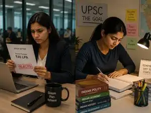 Rs 45 LPA package MNC job rejected for UPSC preparation. Right choice or not? Internet can't seem to agree
