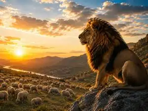 Proverb of the day from Italy: 'It is better to live one day as a lion than a hundred years as a sheep; but remember that the lion...' Why true courage means staying calm, not always being fearless