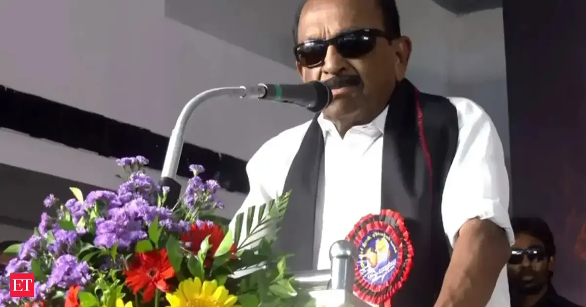 Vaiko's MDMK snaps ties with DMK-led SPA, cites bid to prop up AIADMK govt
