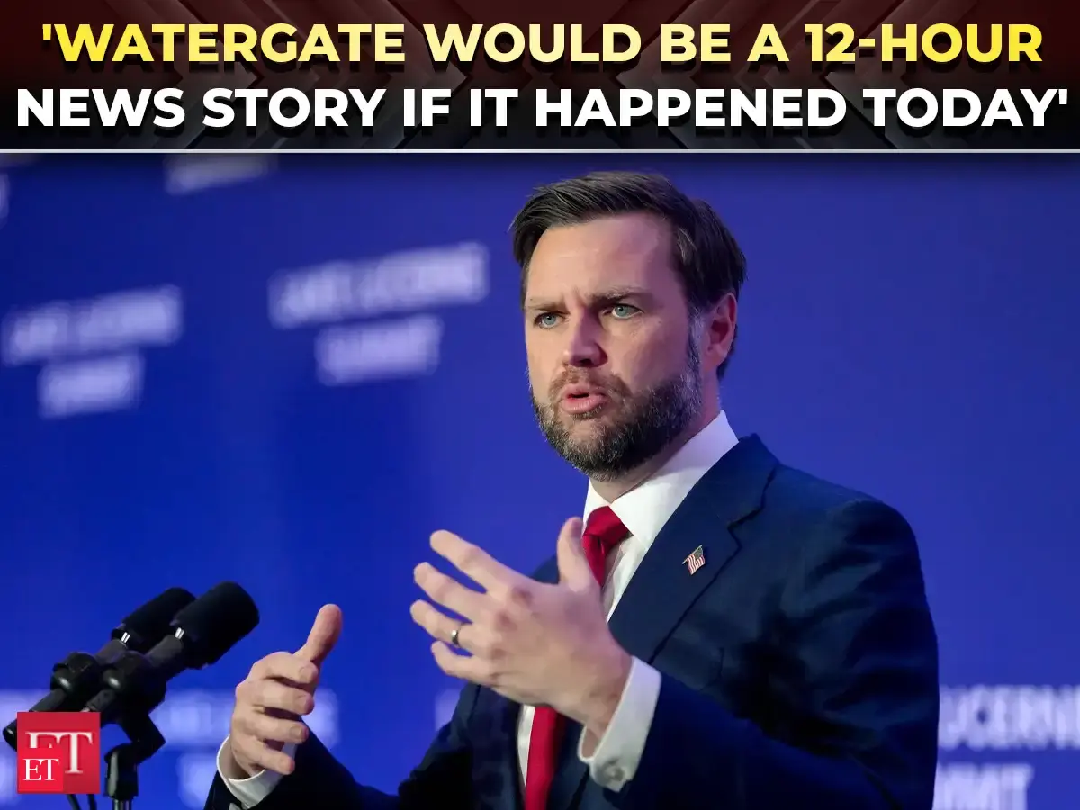 'Deep State took down…': VP JD Vance compares Trump's media treatment to Richard Nixon's Watergate