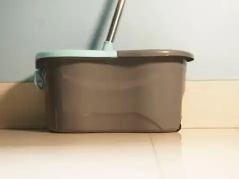 Soak Dirty Cleaning Cloths And Mops