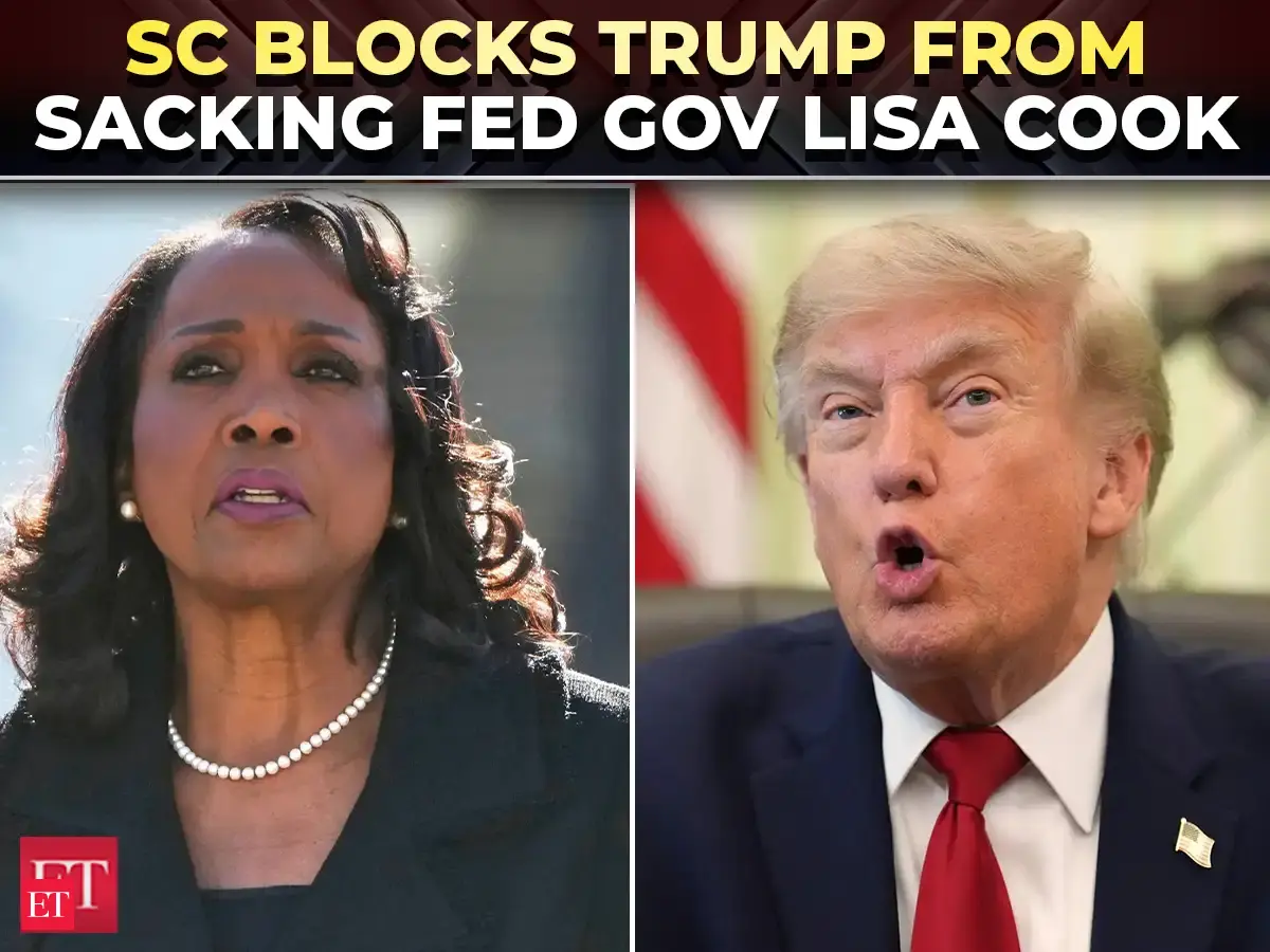 'President failed to…': US Supreme Court blocks Trump's bid to fire Fed governor Lisa Cook