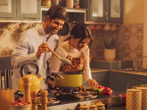 Cooking together