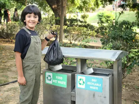 Dispose trash properly