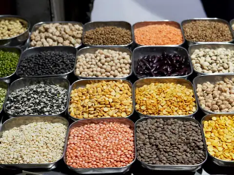 Lentils and beans