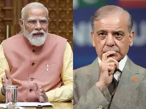 Prime Ministers Narendra Modi (Image credit: ANI) and Shehbaz Sharif (Image credit: AP)