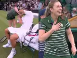 WATCH: Novak Djokovic&rsquo;s cheeky Wimbledon prank leaves ballgirl startled, crowd in stitches