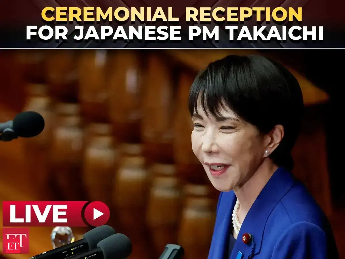 PM Modi attends ceremonial reception of Japan PM Sanae Takaichi at ...