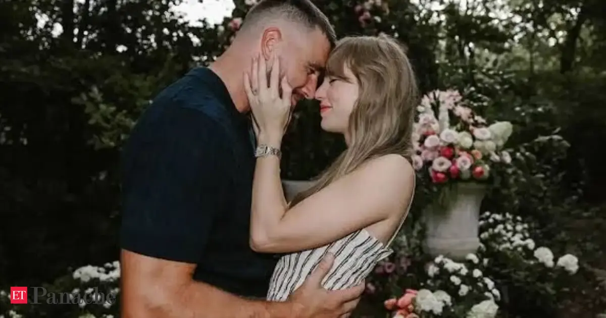 Taylor Swift, Travis Kelce wedding photo goes viral. What did newlyweds wear for their Madison Square Garden ceremony? Their wedding looks decoded