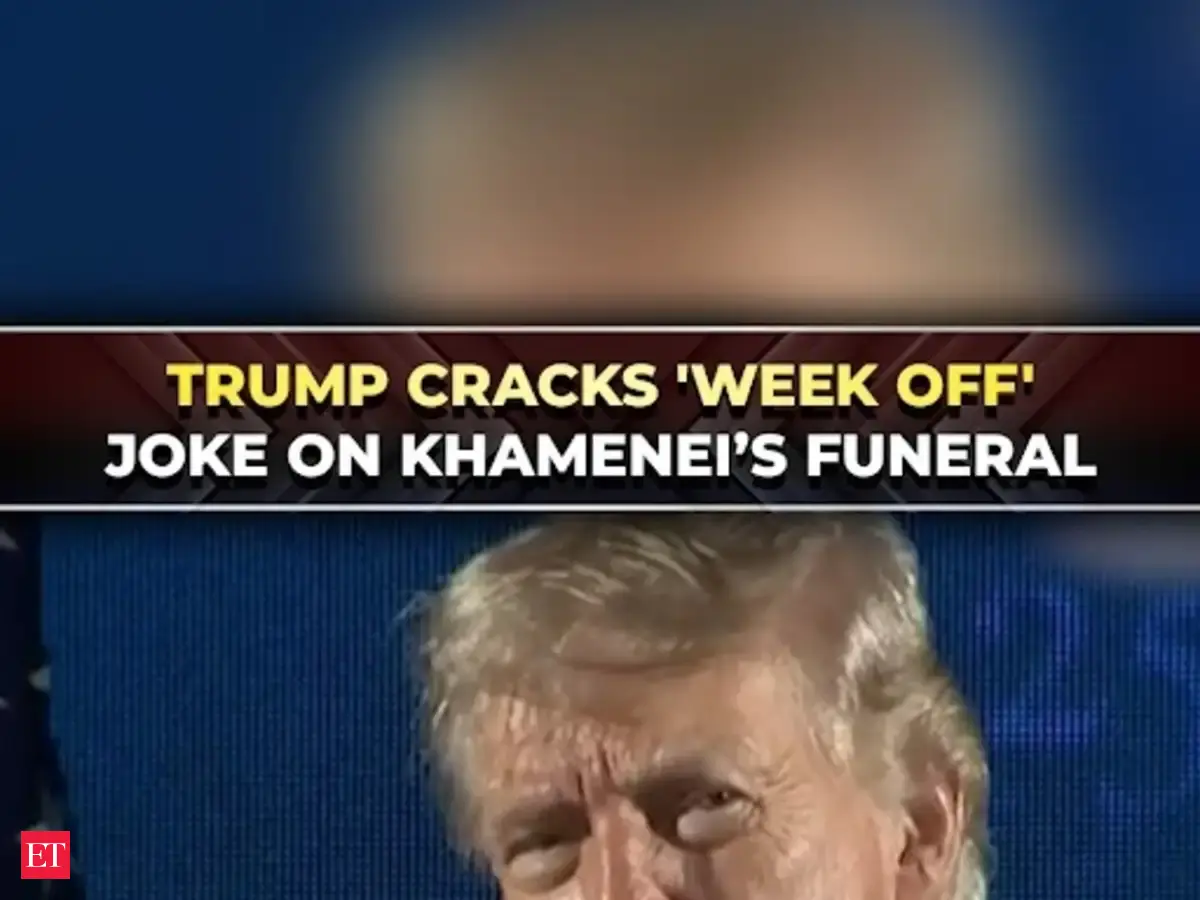 ‘Because we’re nice...’: Trump cracks 'week off' joke on Khamenei’s ...