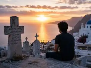 Proverb of the day from Greece: 'Death does not just steal your future; its primary act is to rob you of the illusion that you were the main character...' A modern Greek saying that puts life, death and self-importance into perspective