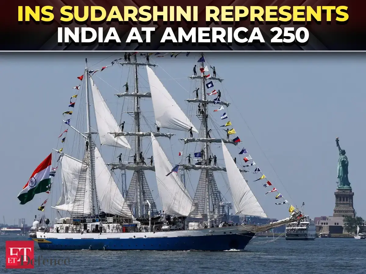 Ins Sudarshini Represents India At Us International Naval Review 250 Sail4th 250 In New York
