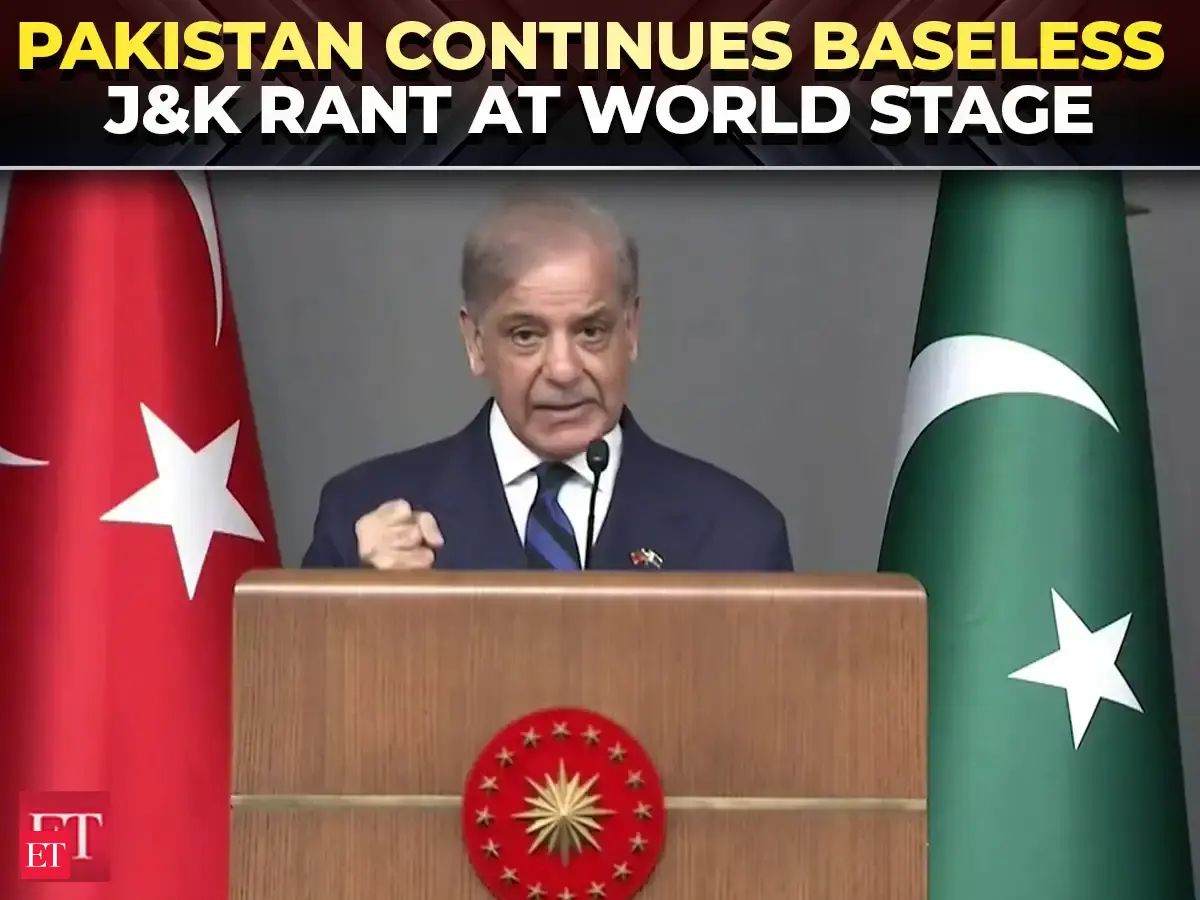 Pakistan PM Shehbaz revives J&amp;K pitch at world stage, thanks Turkey for 'unwavering support'