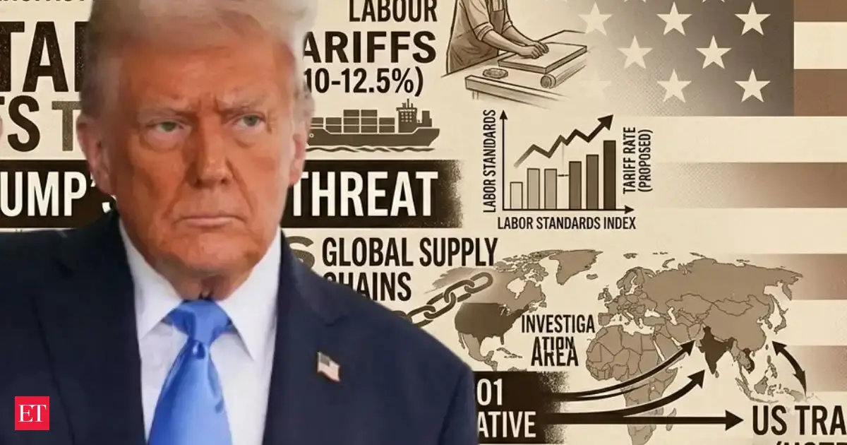 The United States is considering new tariffs on sixty nations, including India, due to forced labor concerns. Hearings will begin to discuss potential import duties on goods suspected of forced labor origins. India has rejected these allegations and is presenting its case to US trade officials. This move could impact ongoing trade talks and existing tariff structures. The administration plans to reinstate tariffs similar to those seen previously.