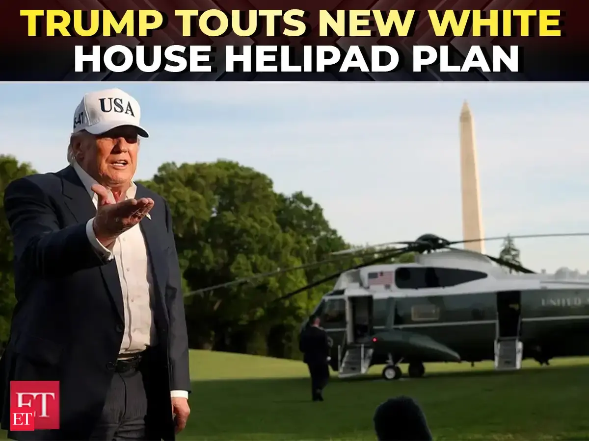 No More Landing On Wet Soggy Grass Trump Unveils New White House Helipad Project For Marine One
