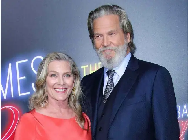 Jeff Bridges with his wife