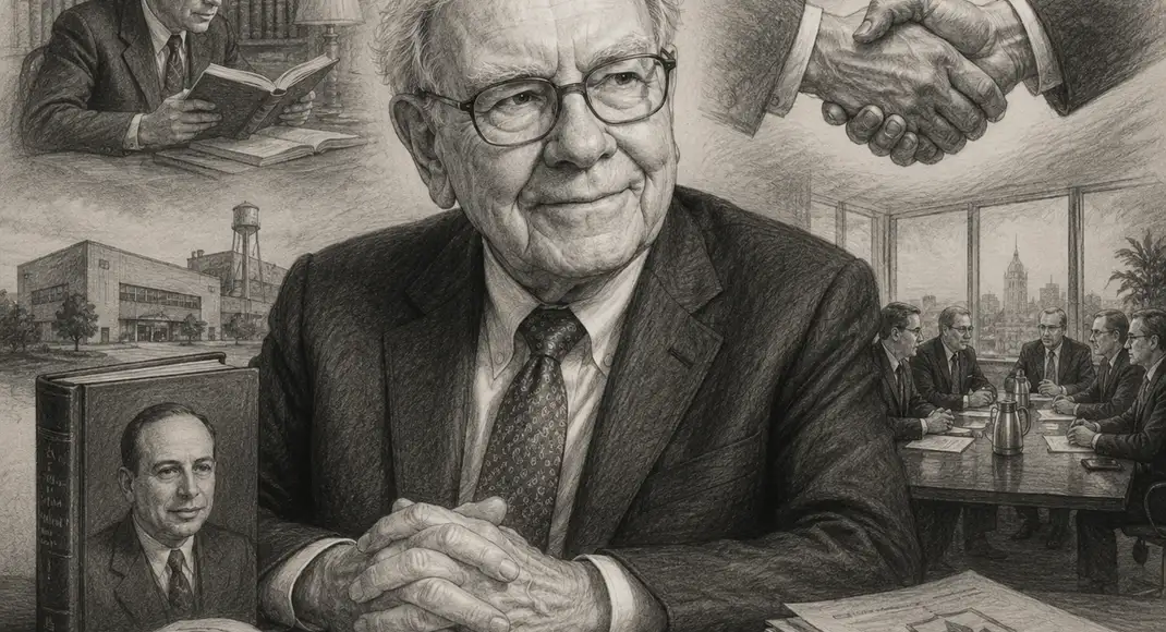 When Warren Buffett bought one company because of a book, and another on a handshake