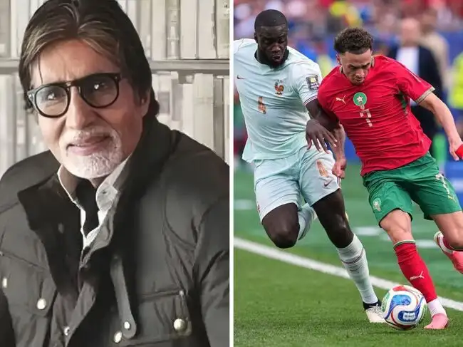 Amitabh Bachchan and Morocco vs France