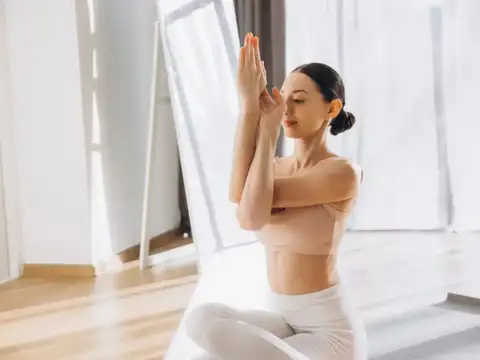 Garudasana Arms (Eagle Arms)