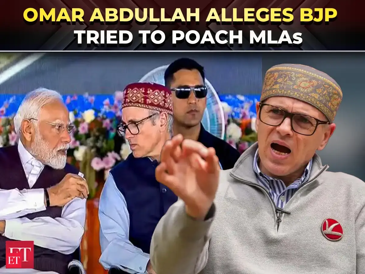 J&K CM Omar Abdullah alleges BJP bid to split NC, claims party MLA was offered Rs 20–30 cr to switch sides