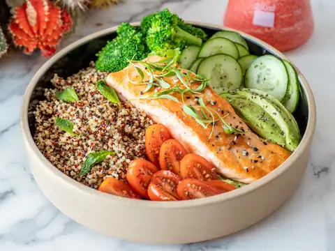 Grilled Fish with Quinoa