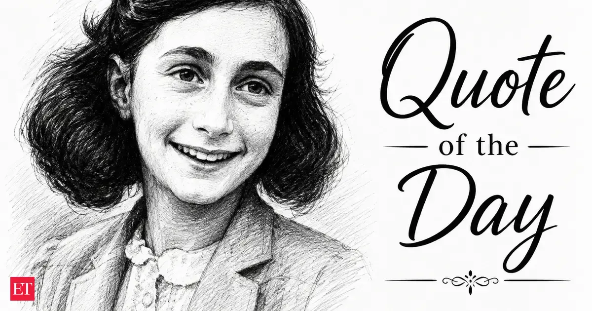 Quote Of The Day From The Diary Of A Young Girl By Anne Frank Whoever Is Happy Will Make