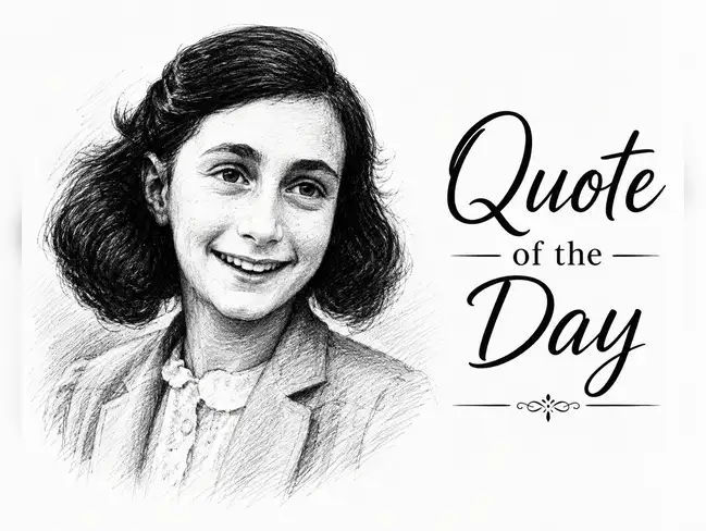 Quote of the Day from ‘The Diary of a Young Girl’ by Anne Frank